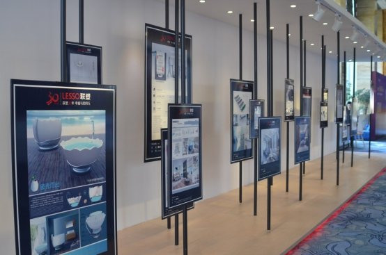 大賽獲獎(jiǎng)作品展示墻